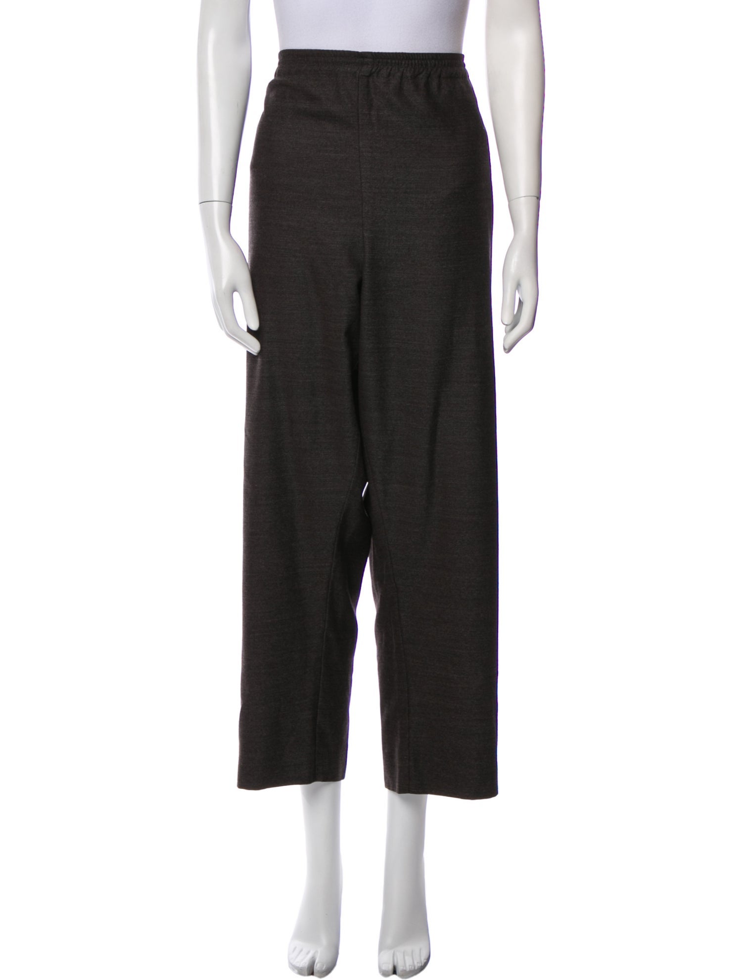 Eskandar Wool Wide Leg Pants