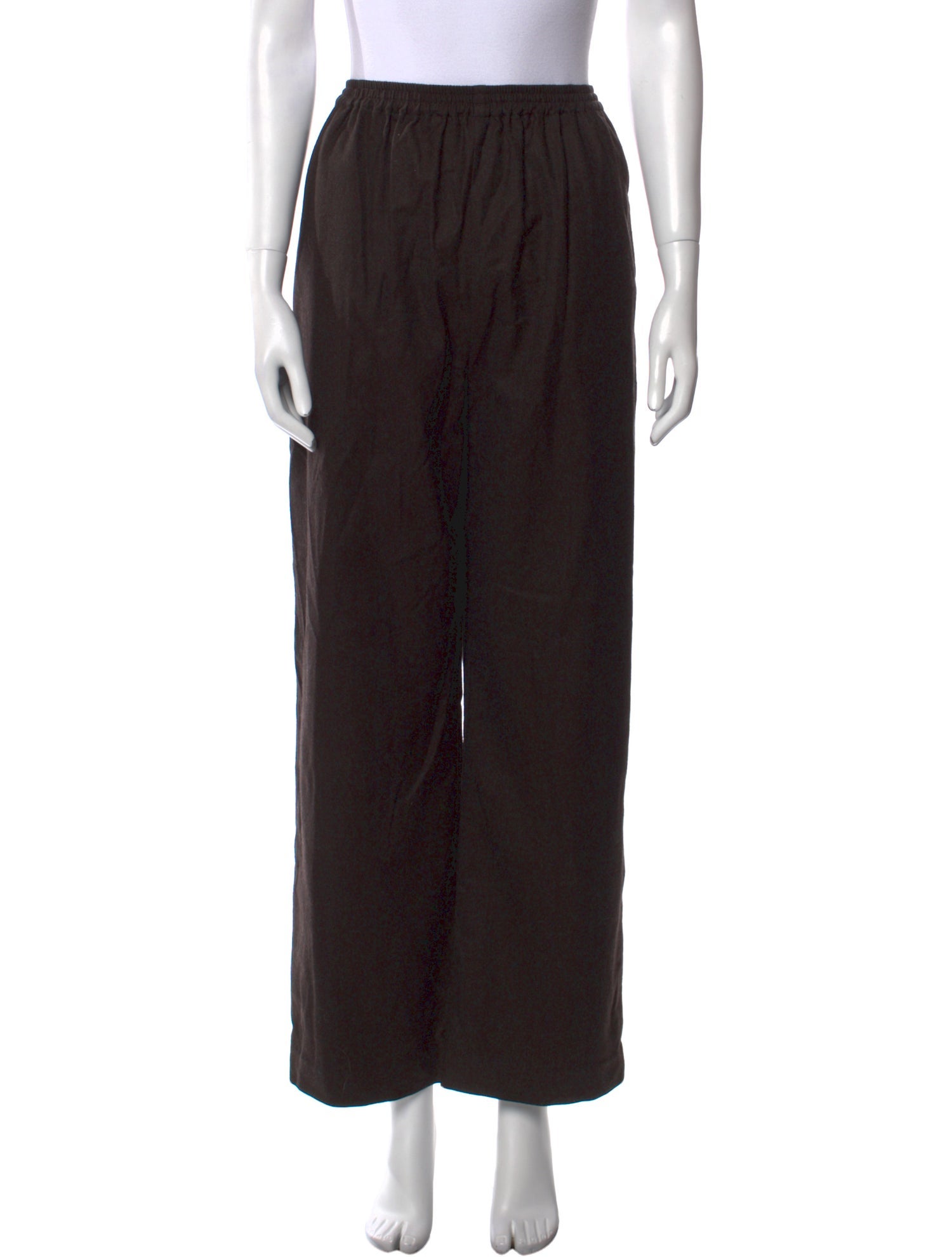 Eskandar Wool Straight Leg Pants