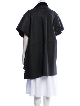 Eskandar Leather Printed Coat