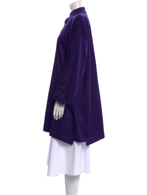 Eskandar Linen Mock Neck Tunic