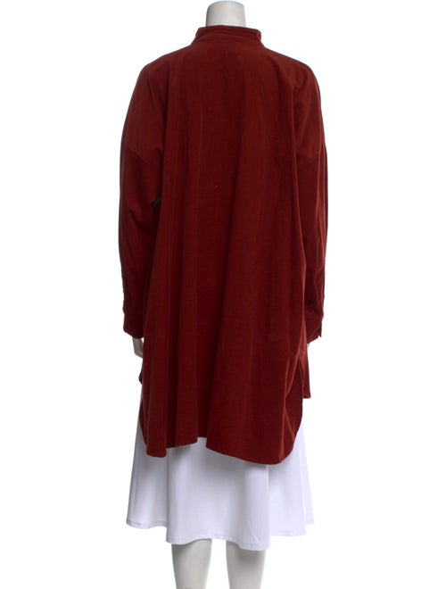 Eskandar Mock Neck Long Sleeve Sweatshirt