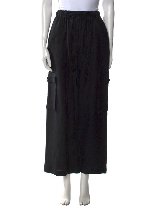 Eskandar Linen Wide Leg Pants