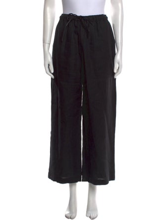 Eskandar Linen Wide Leg Pants