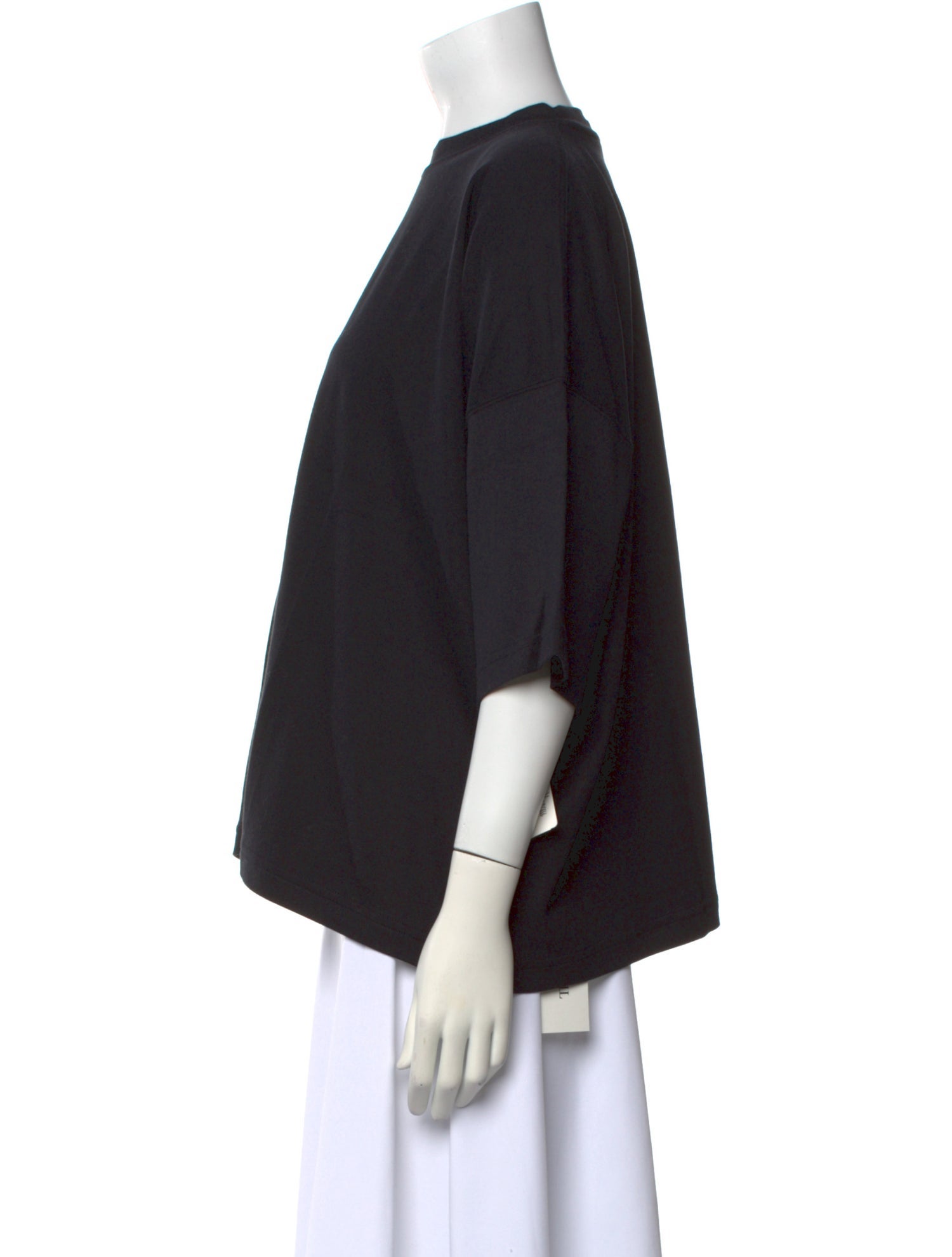 Eskandar Crew Neck Three-Quarter Sleeve Blouse w/ Tags
