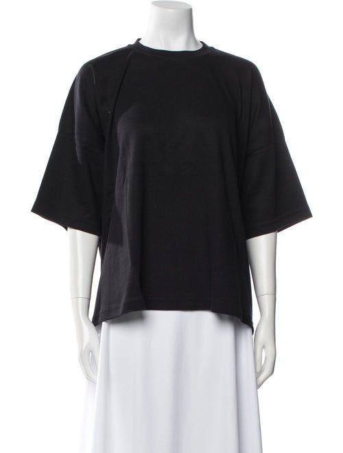 Eskandar Bateau Neckline Short Sleeve Blouse