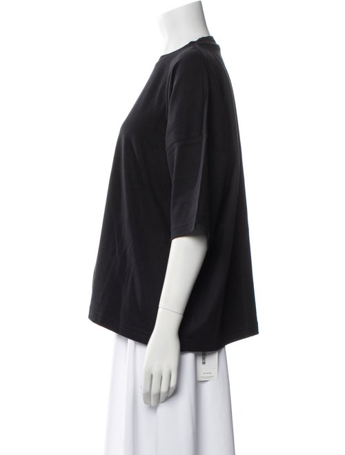 Eskandar Bateau Neckline Short Sleeve Blouse