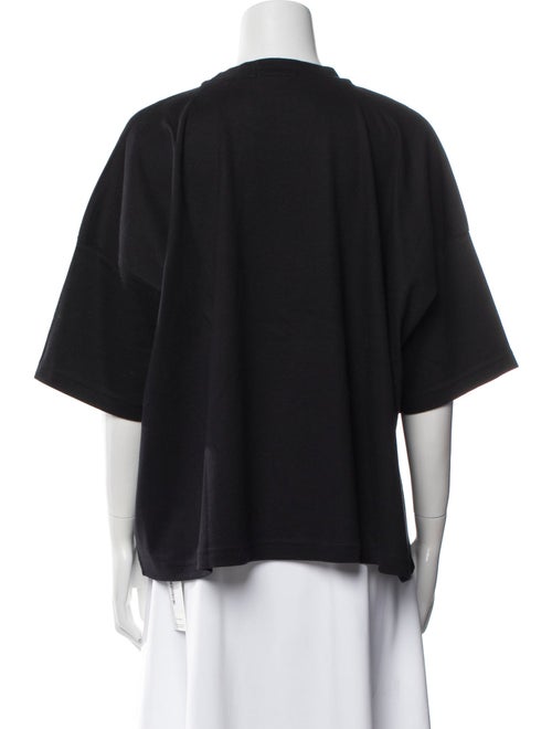 Eskandar Bateau Neckline Short Sleeve Blouse