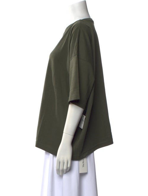 Eskandar Bateau Neckline Three-Quarter Sleeve Blouse