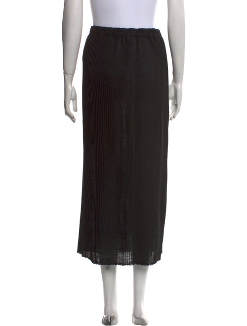 Eskandar Silk Midi Length Skirt