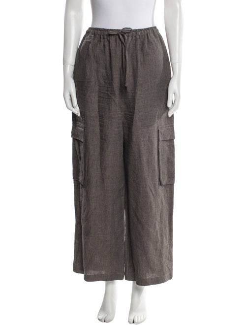 Eskandar Linen Wide Leg Pants