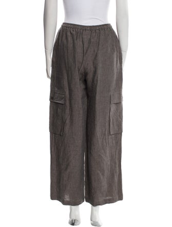 Eskandar Linen Wide Leg Pants