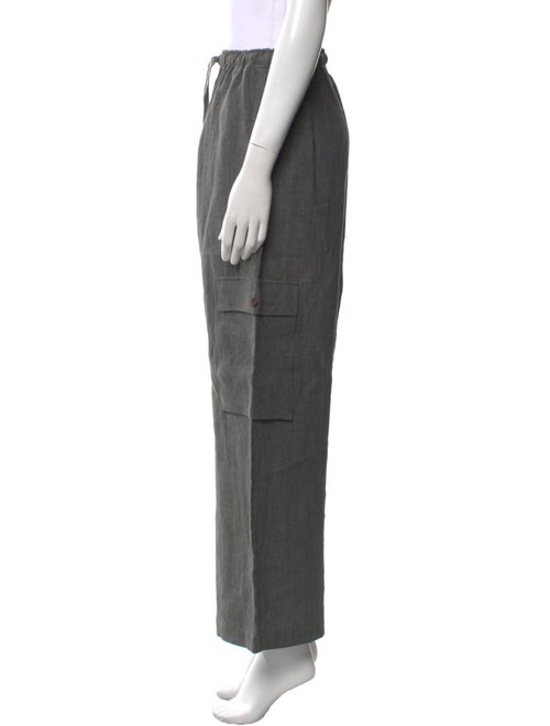 Eskandar Linen Wide Leg Pants