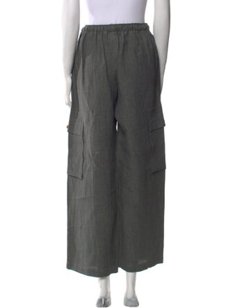Eskandar Linen Wide Leg Pants
