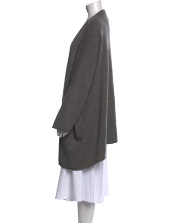 Eskandar Wool Open Front Sweater