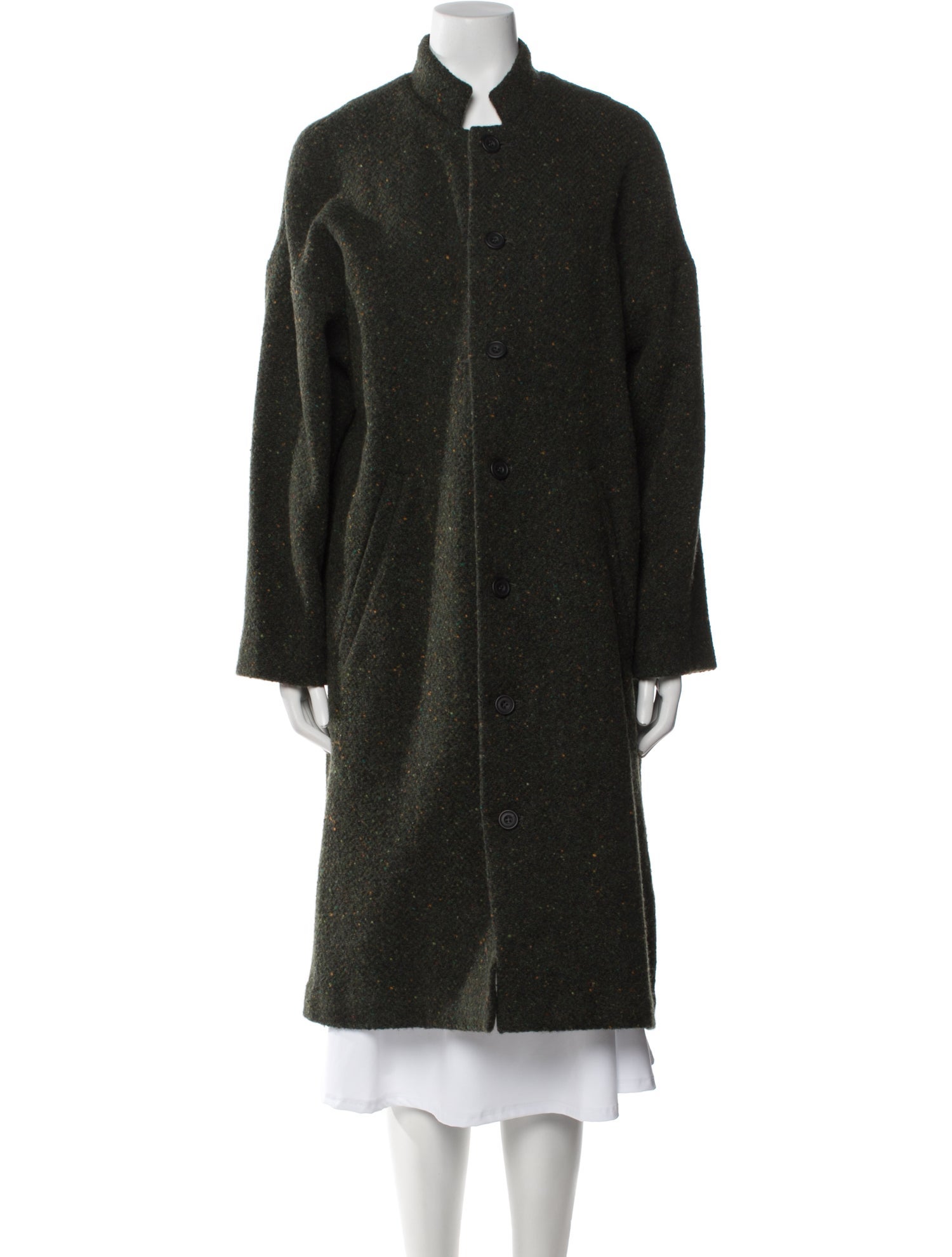 Eskandar Wool Faux Fur Coat w/ Tags