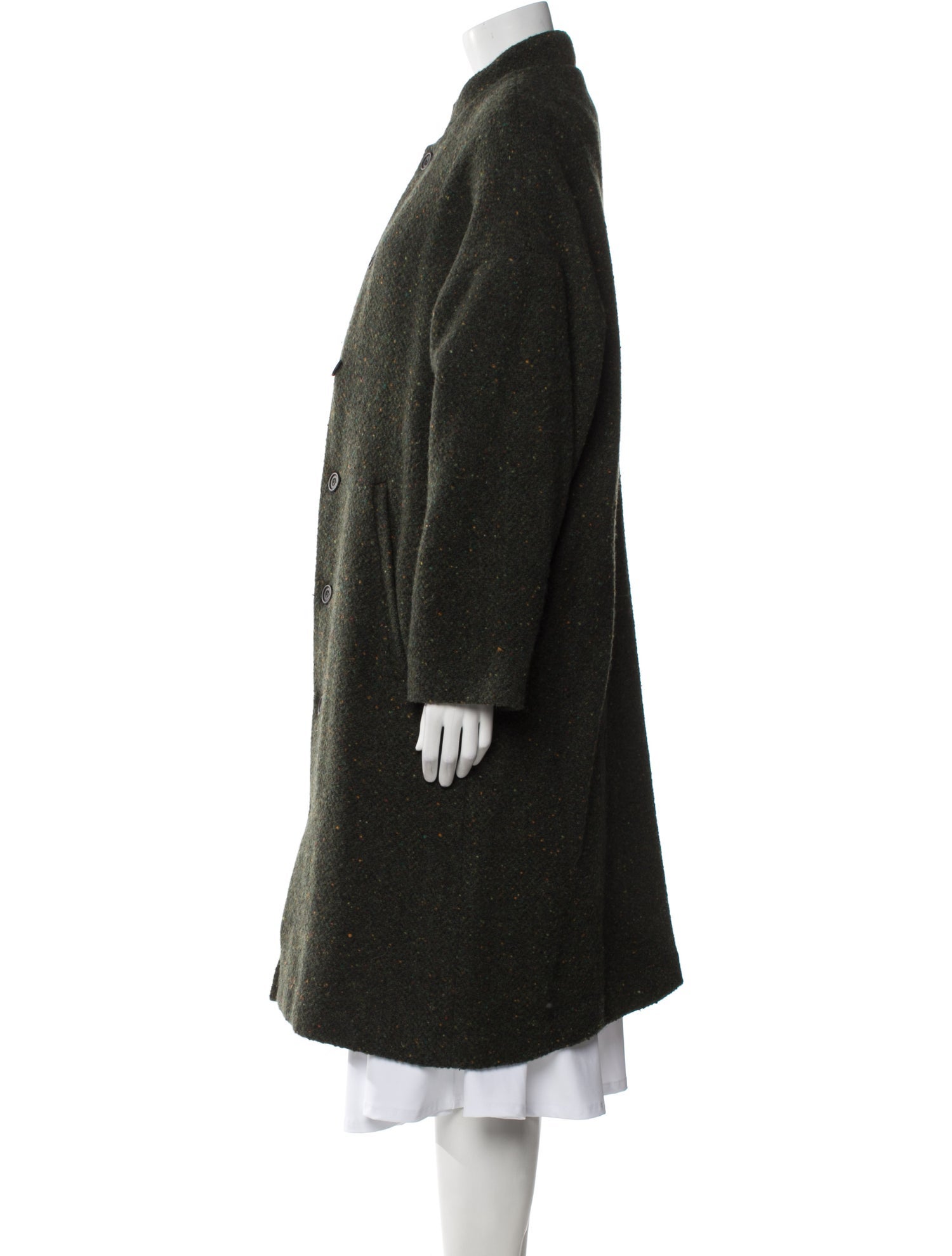 Eskandar Wool Faux Fur Coat w/ Tags