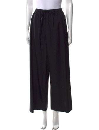 Eskandar Wool Wide Leg Pants