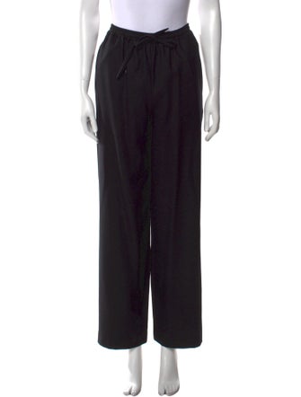 Eskandar Wool Wide Leg Pants