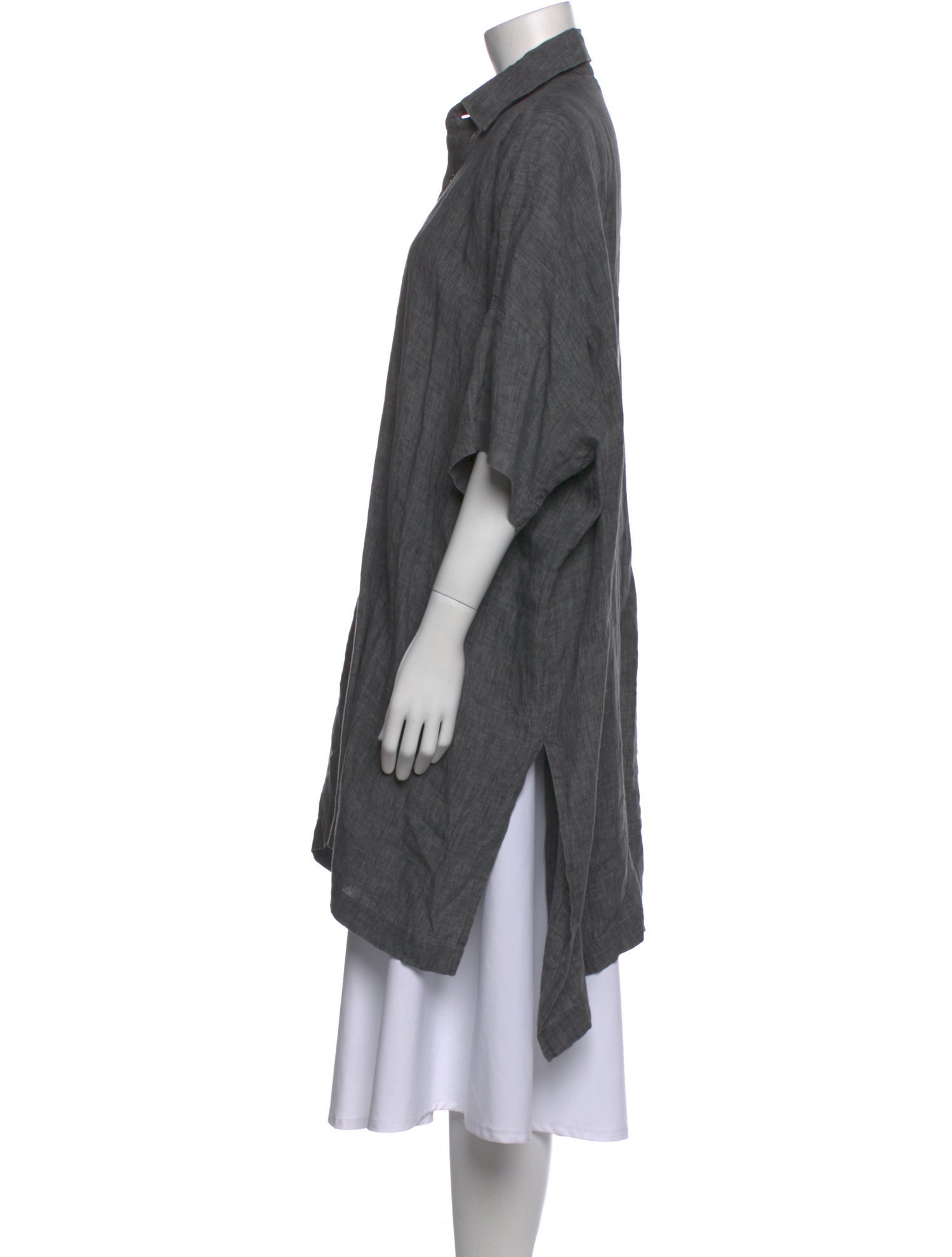 Eskandar Linen Short Sleeve Tunic