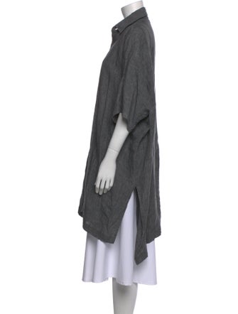 Eskandar Linen Short Sleeve Tunic