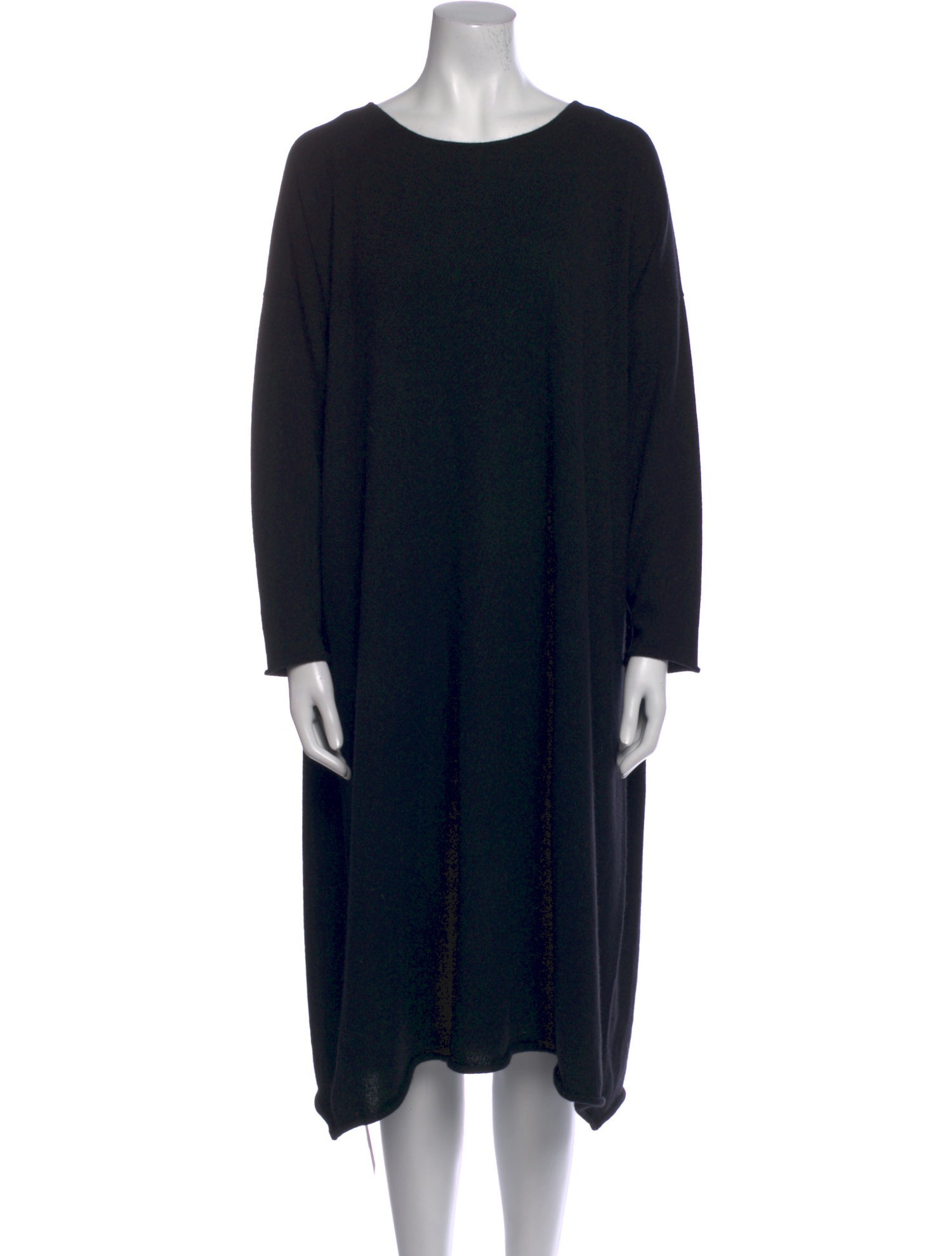Eskandar Cashmere Midi Length Dress