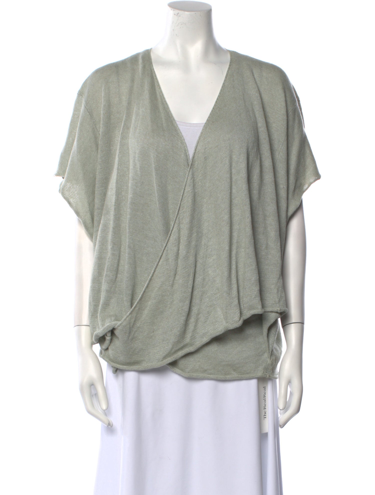 Eskandar Linen V-Neck Sweater