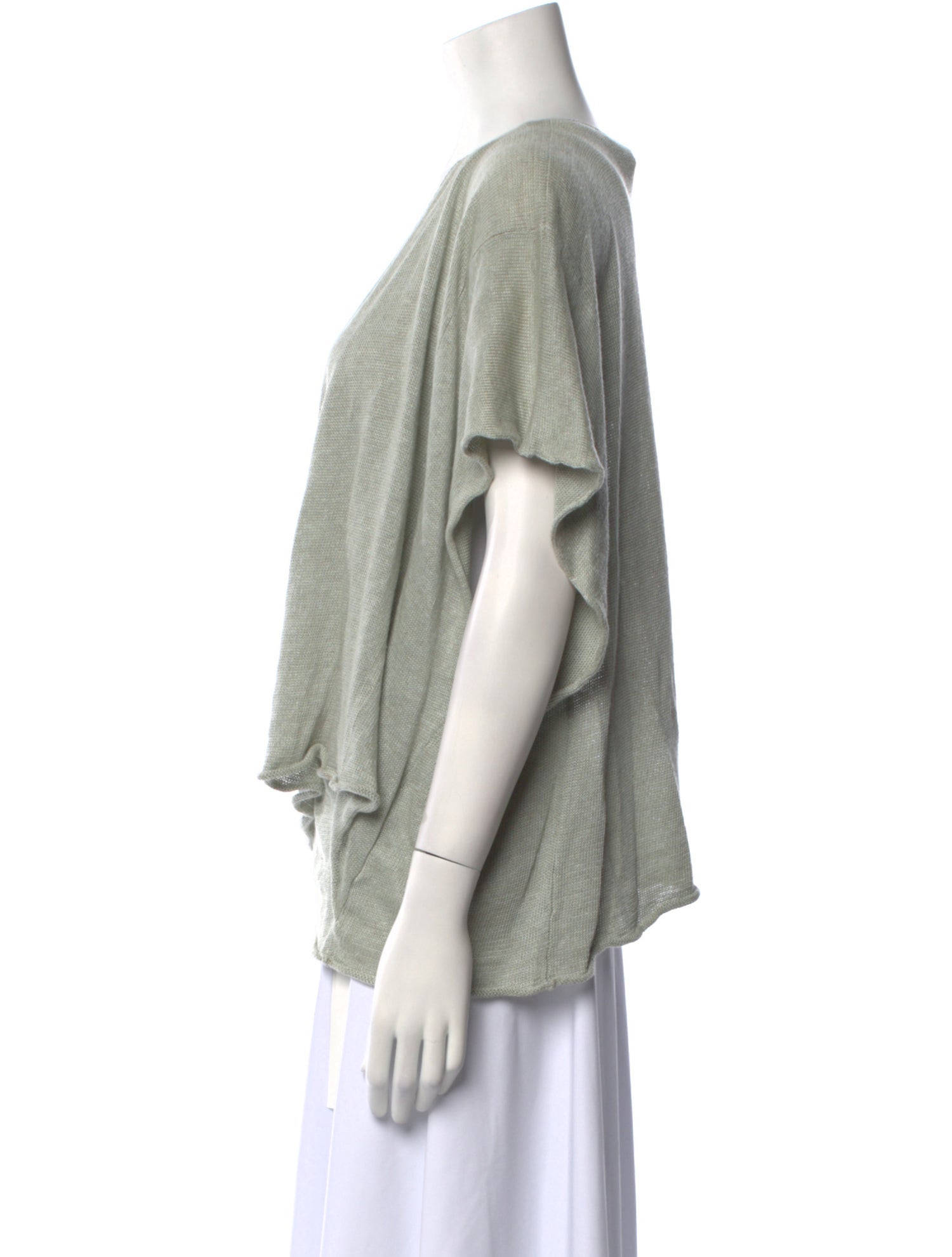 Eskandar Linen V-Neck Sweater