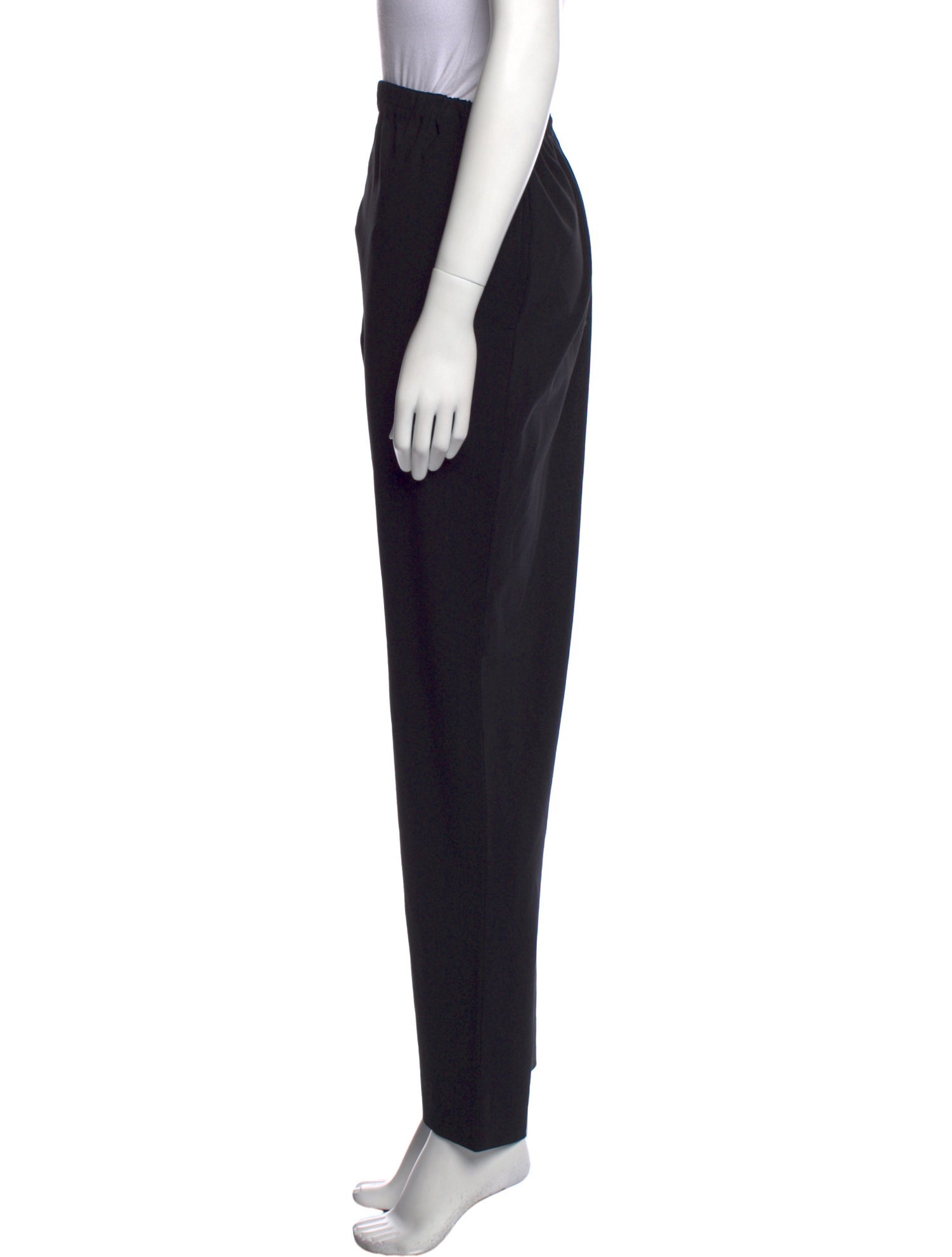 Eskandar Wool Straight Leg Pants