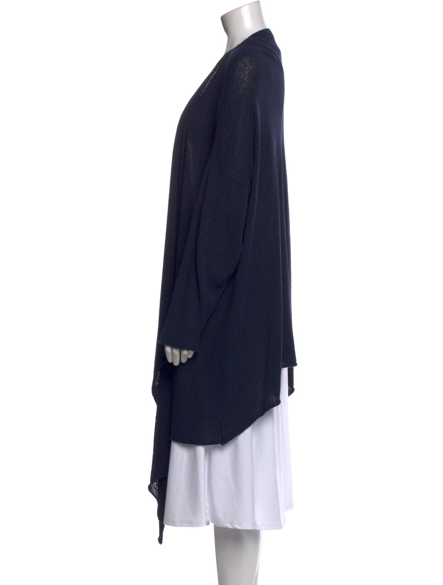 Eskandar Silk Open Front Sweater