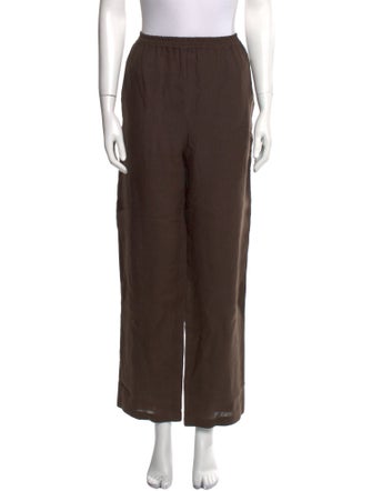Eskandar Linen Wide Leg Pants