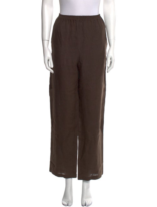 Eskandar Linen Wide Leg Pants