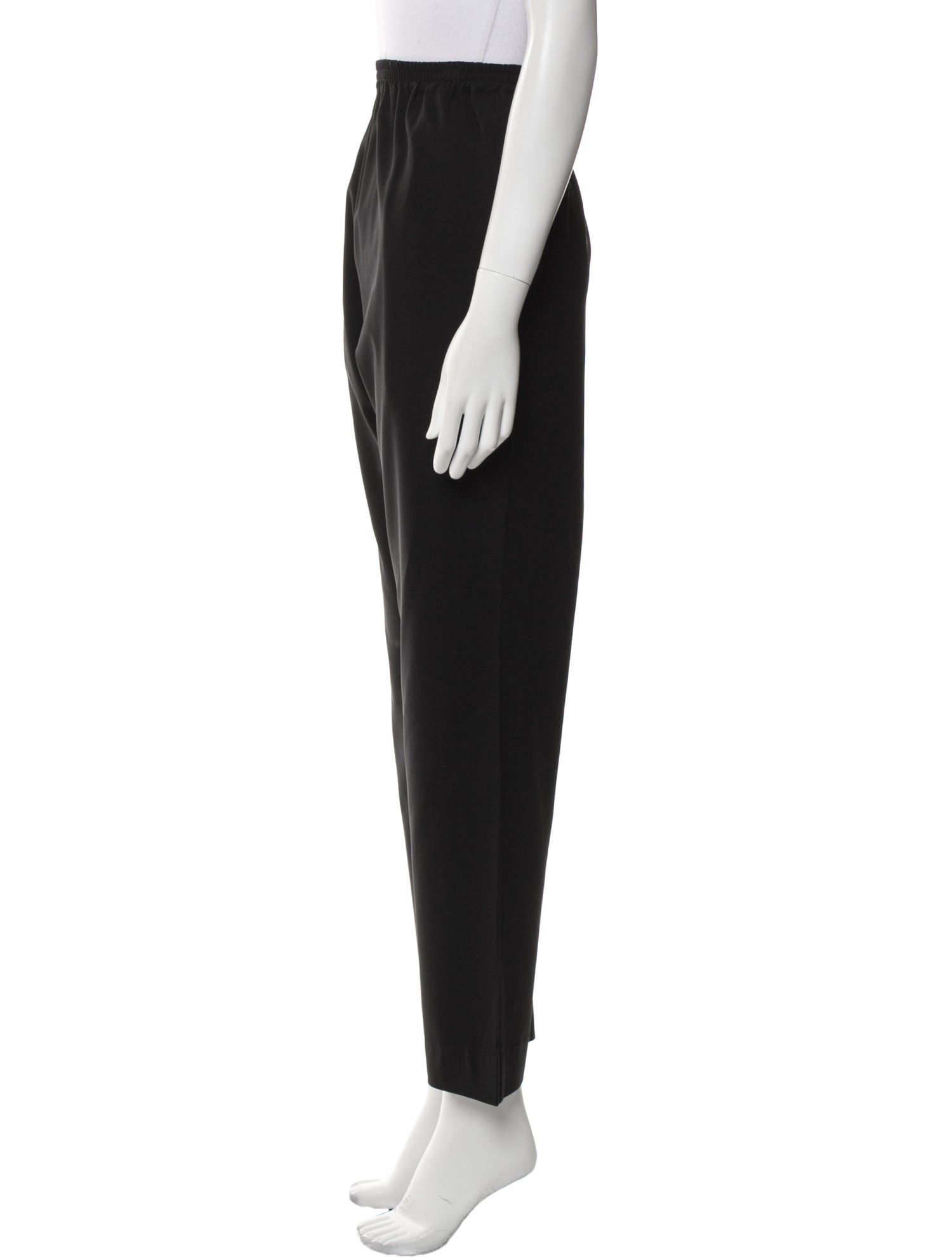 Eskandar Wool Straight Leg Pants