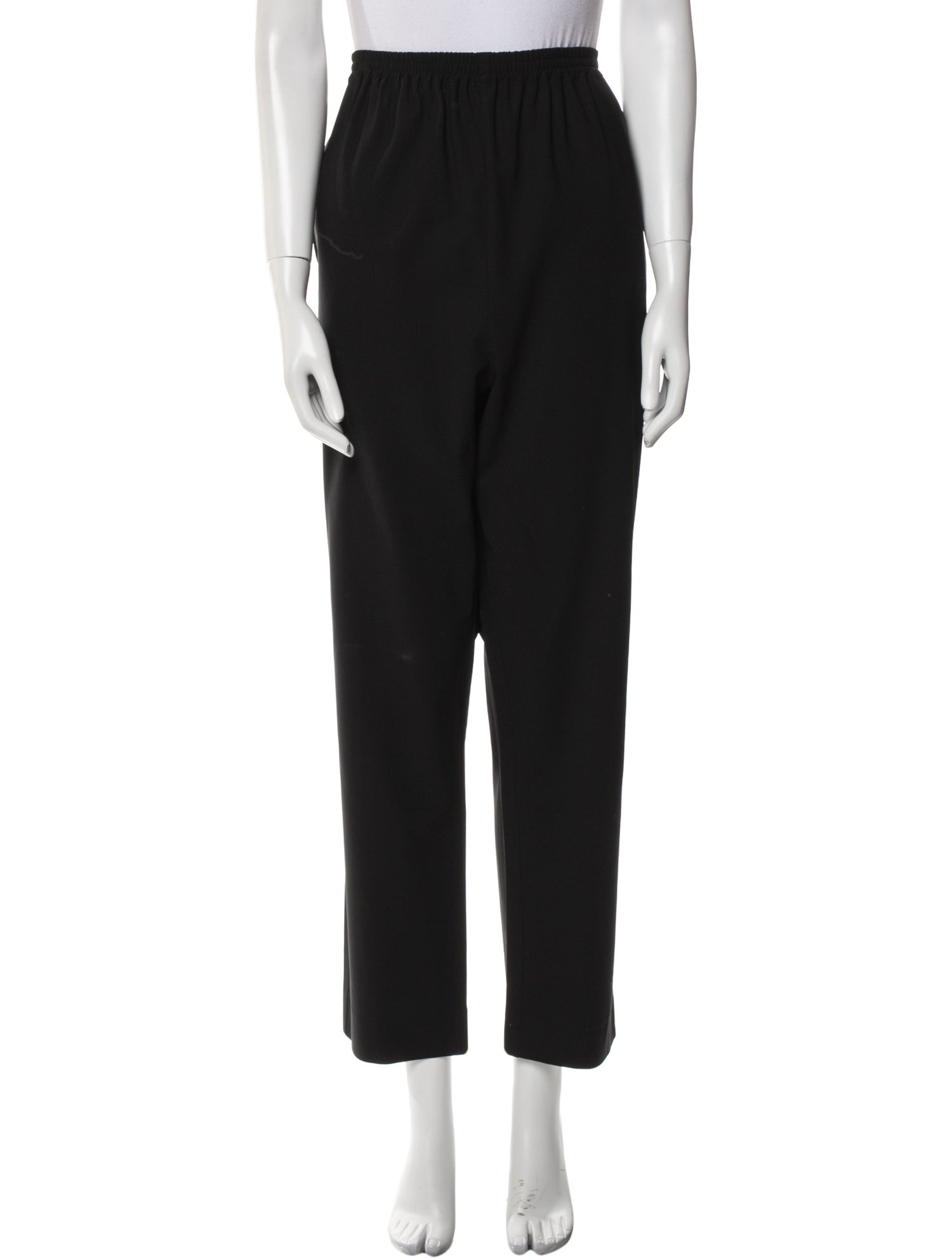 Eskandar Wool Straight Leg Pants