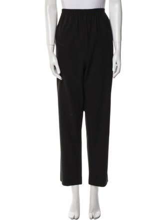 Eskandar Wool Straight Leg Pants