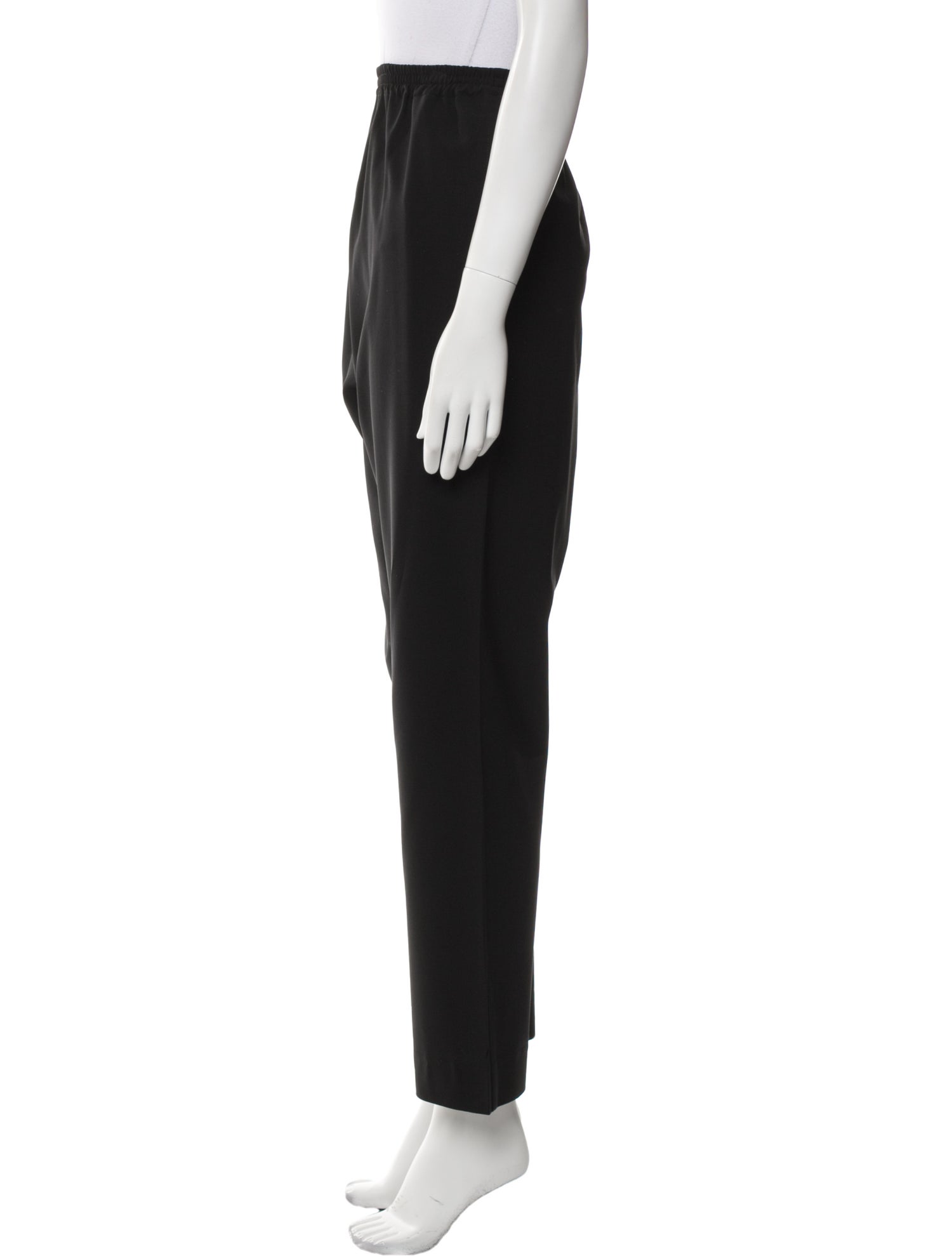 Eskandar Wool Straight Leg Pants