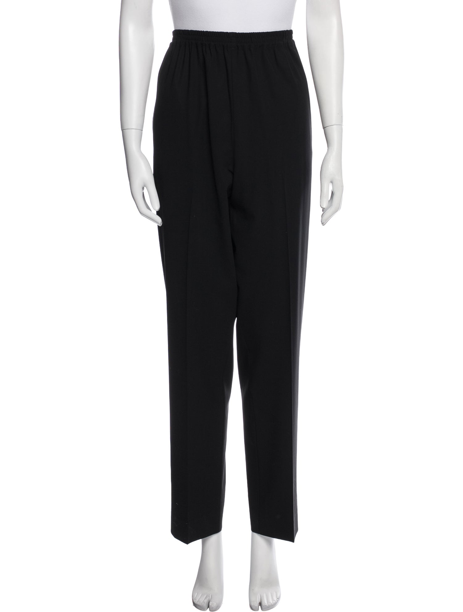 Eskandar Wool Straight Leg Pants