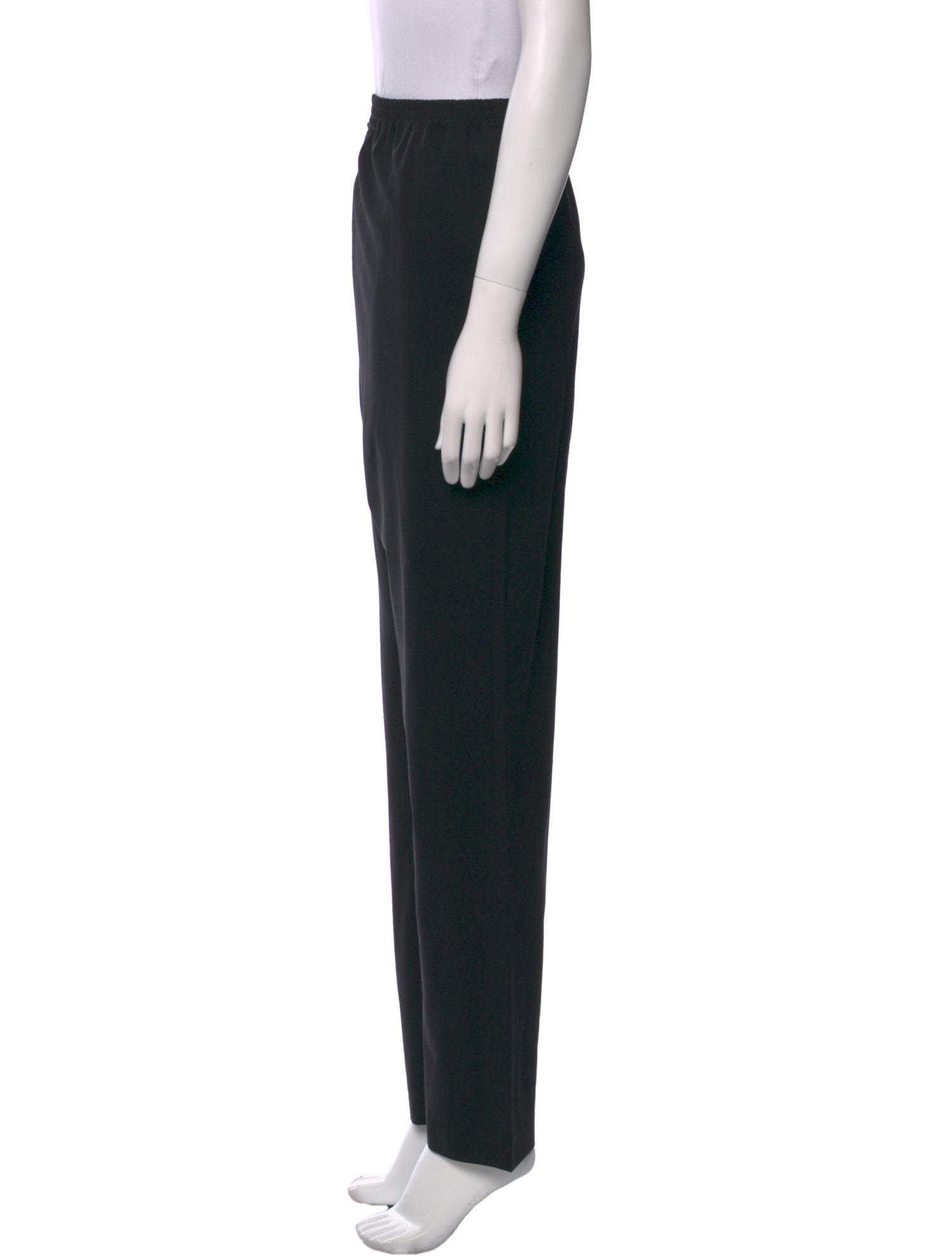 Eskandar Wool Straight Leg Pants