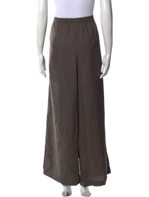 Eskandar Wool Wide Leg Pants