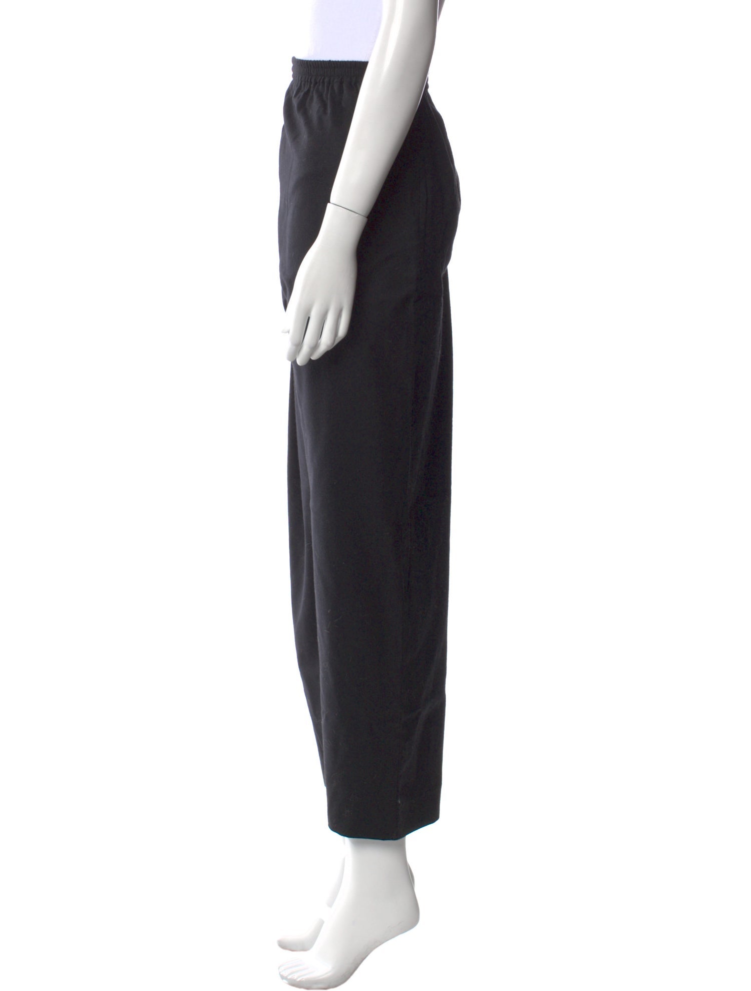 Eskandar Wool Wide Leg Pants