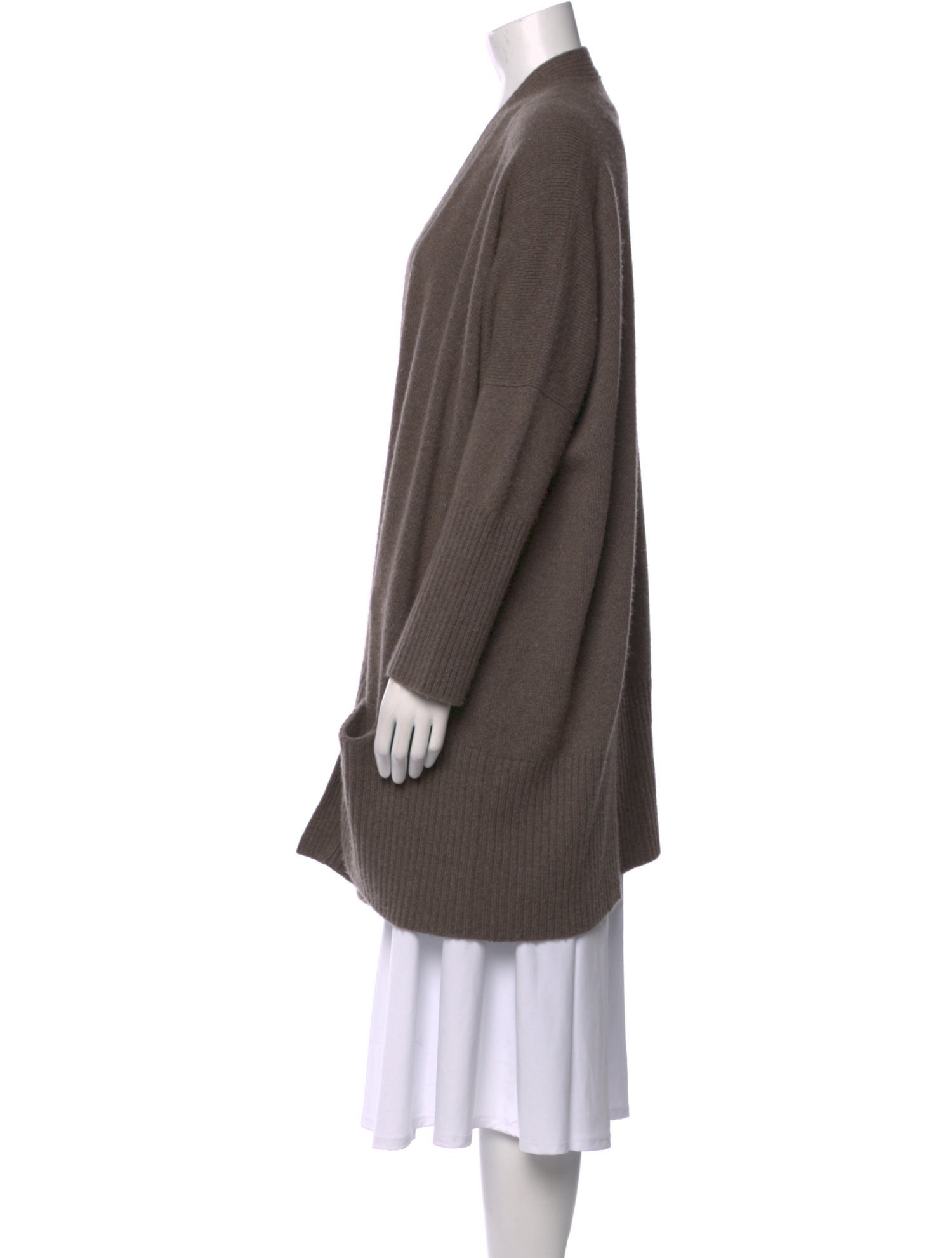 Eskandar Linen Open Front Sweater