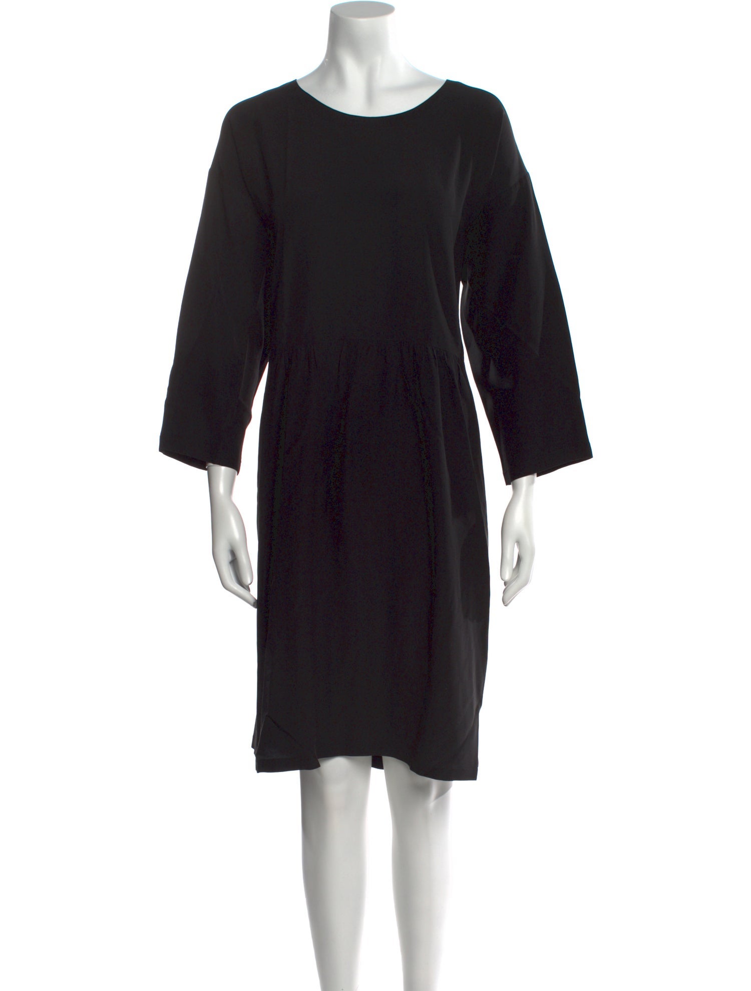 Eskandar Silk Knee-Length Dress