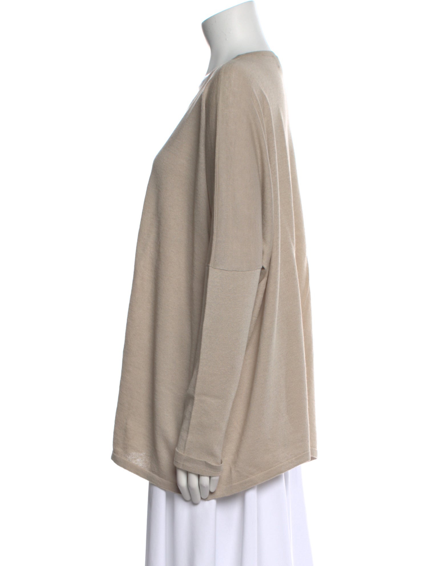 Eskandar Linen Scoop Neck Sweater