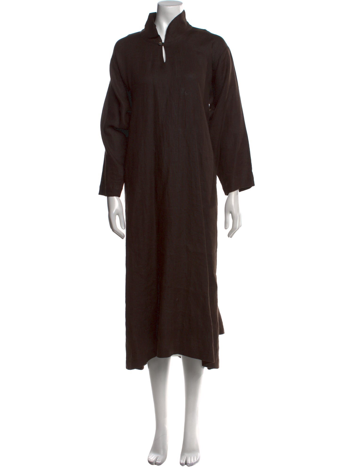Eskandar Linen Long Dress