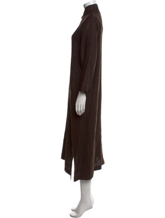 Eskandar Linen Long Dress