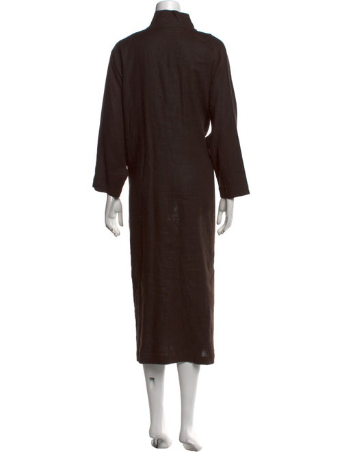 Eskandar Linen Long Dress