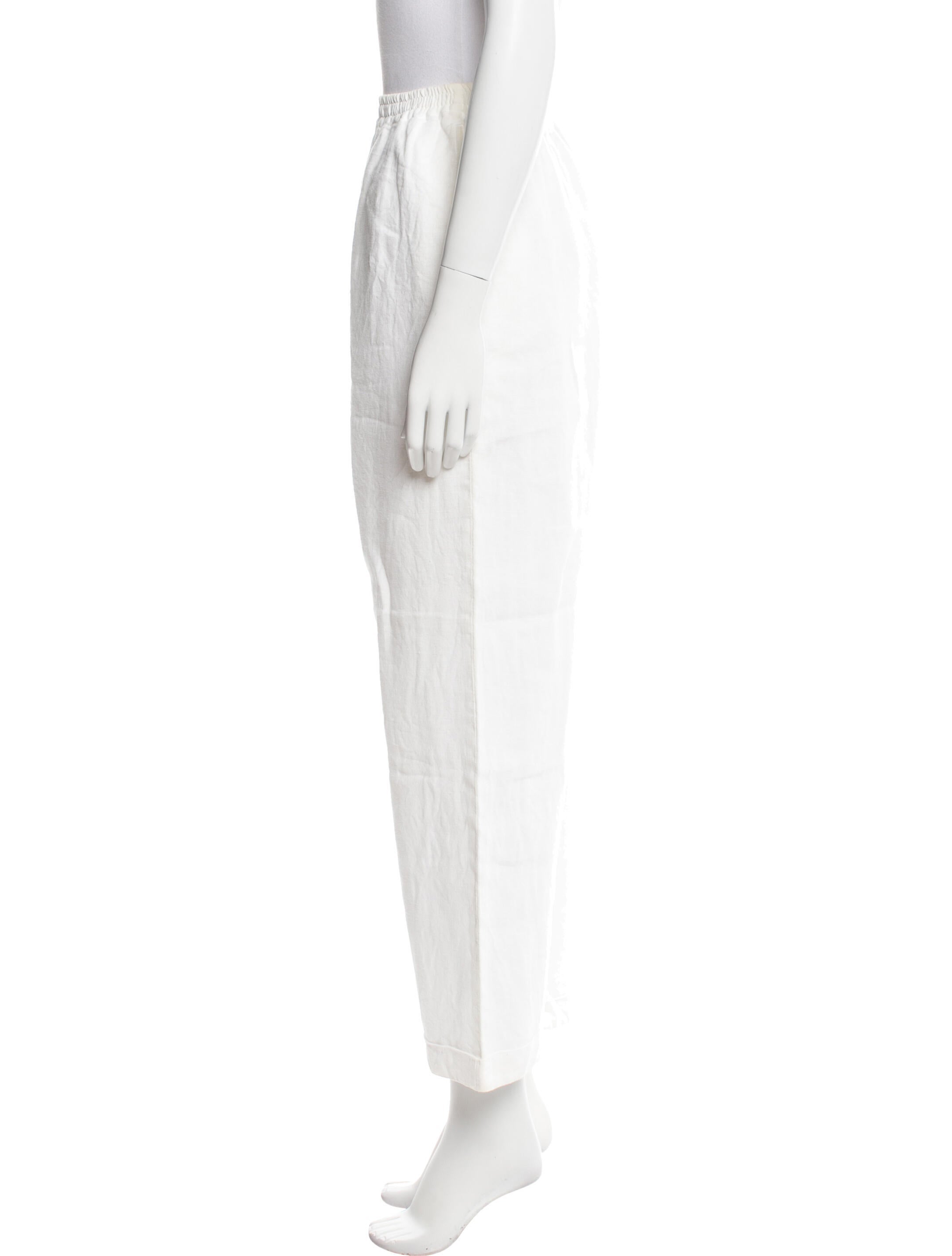 Eskandar Linen Wide Leg Pants