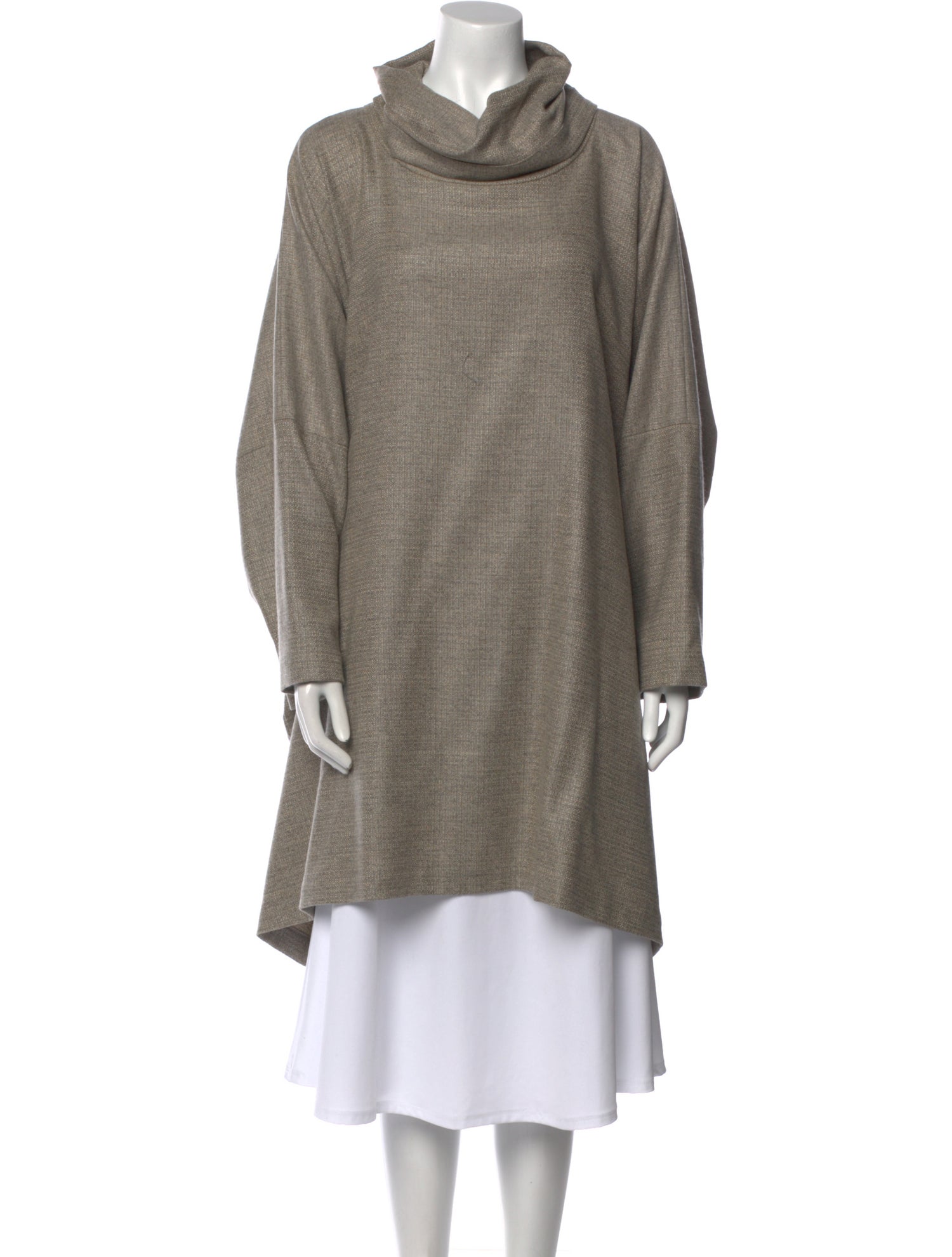 Eskandar Cashmere Cowl Neck Tunic