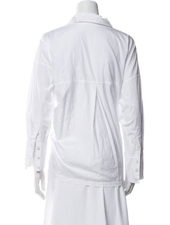 Eskandar Long Sleeve Button-Up Top