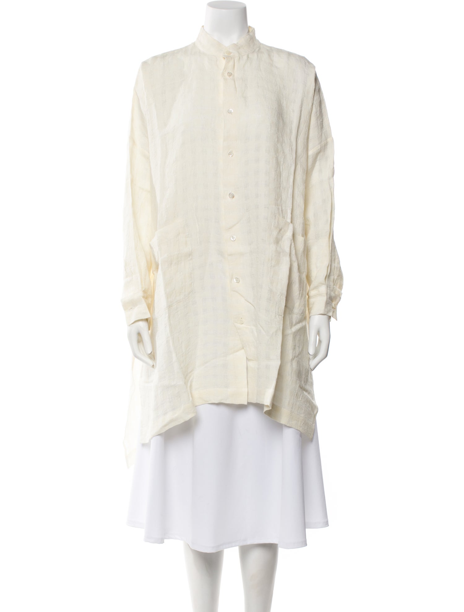 Eskandar Linen Long Sleeve Tunic