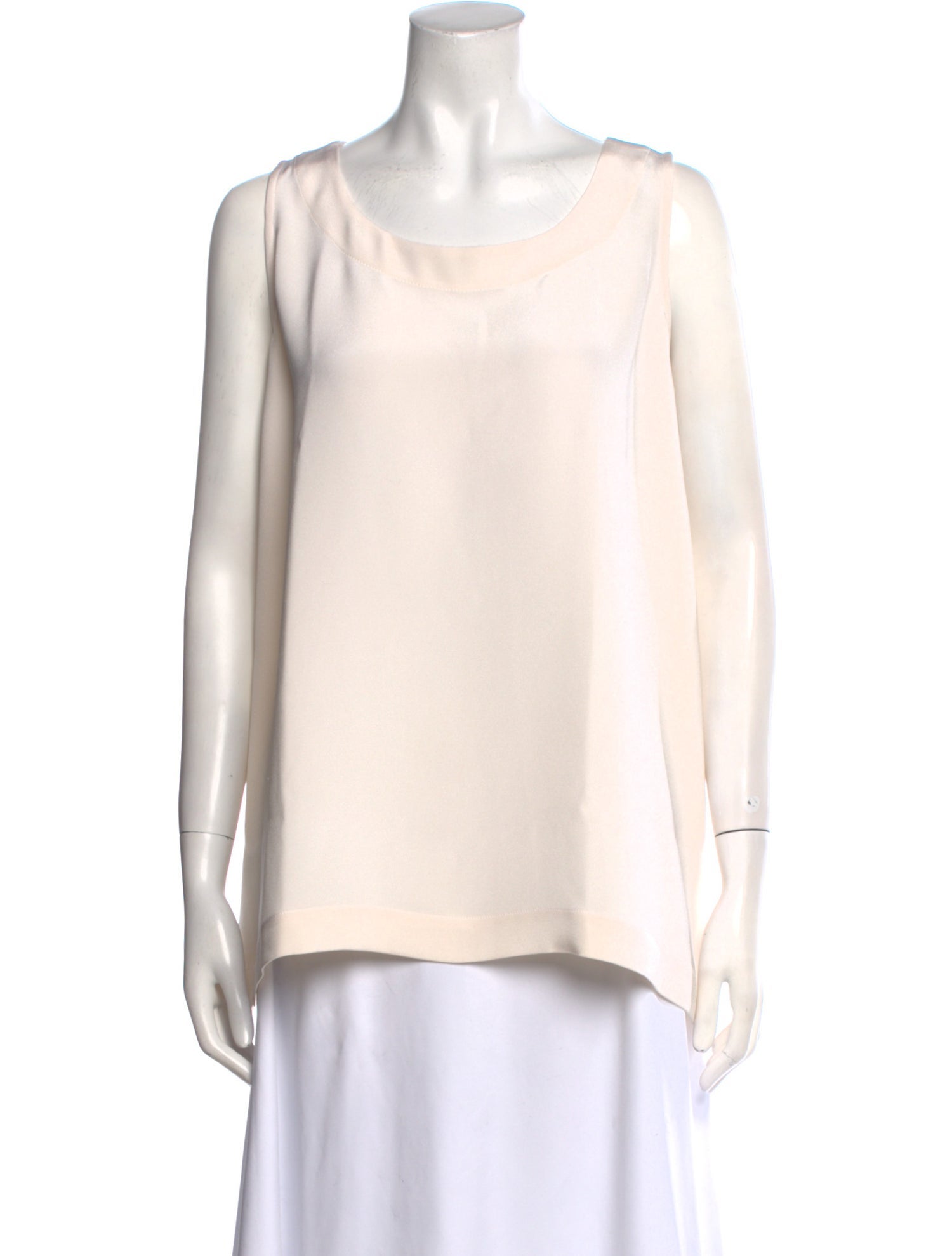 Eskandar Silk Scoop Neck Top